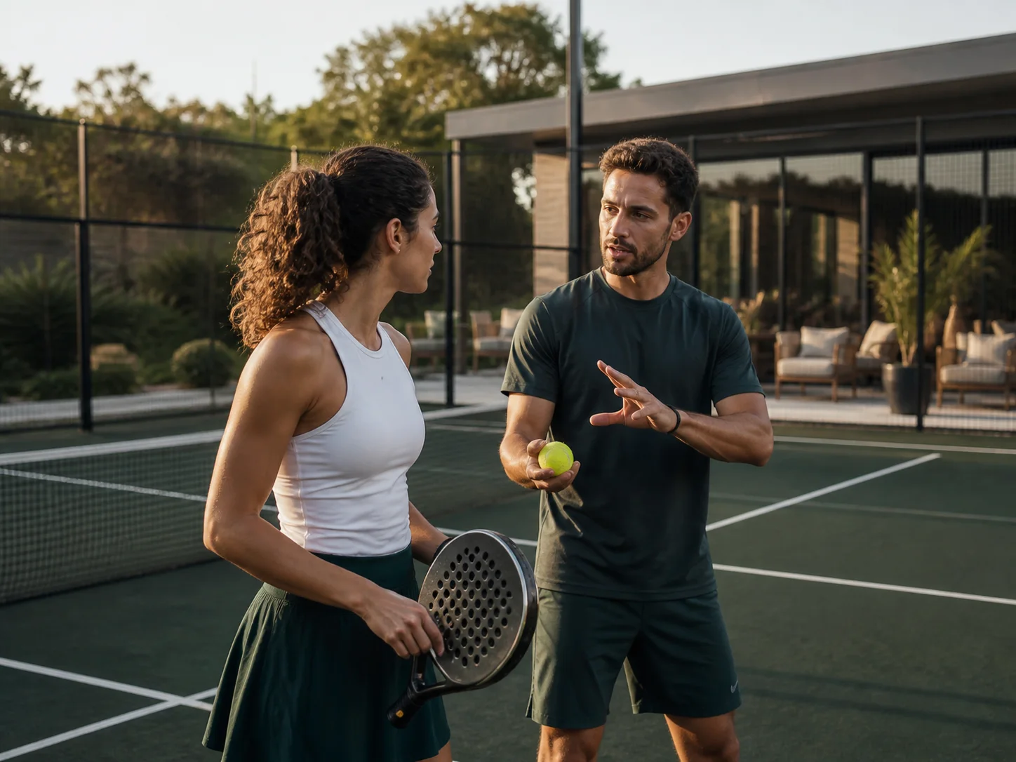 Private racquet club training